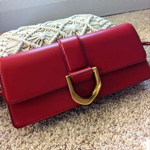 Charles & Keith Gold Buckle bag